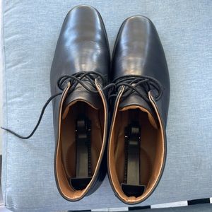 Clark’s mens black leather boots